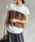 【ドゥドゥ/DouDou】の【WEB限定】ビスチェ切替TEE オフホワイト|ID: prp329100004978577 ipo3291000000037309963