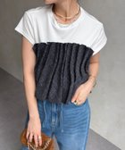 【ドゥドゥ/DouDou】の【WEB限定】ビスチェ切替TEE ネイビー|ID: prp329100004978577 ipo3291000000037309964