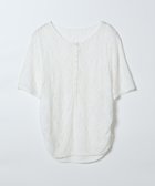 【ジーナシス/JEANASiS】のヘンリーレースSS TEE ホワイト|ID: prp329100004978580 ipo3291000000037351356
