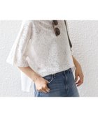 【シップス/SHIPS】の手洗い可能 レース ジャカード ショートスリーブ カットソー 大人の最旬トレンドファッション＆コーディネート founy(ファウニー) ファッション Fashion レディースファッション Fashion for Women トップス・カットソー Cut & Sew Tops カットソー・ベーシックTシャツ Cut-and-Sewn Tops / Stretch Tees & Basics インナー Innerwear 春 Spring カットソー Cut and Sewn Top ショート Short, Short Length ジャカード／ジャガード Jacquard, Woven Pattern ジャケット Jacket, Outerwear スラックス Slacks, Dress Pants スリーブ Sleeve, Long Sleeve / Short Sleeve デニム Denim, Jeans Material ポケット Pocket, Pocket Detail レース Lace, Lace Fabric S/S・春夏 SS, Spring/Summer, Warm Season おすすめ Recommended / Our Picks 夏 Summer エレガント 上品 Elegant 2026年 2026 2026春夏・S/S Spring/Summer 2026 SS26 thumbnail オフホワイト|ID: prp329100004978587 ipo3291000000037310001