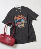 【フリークスストア/FREAK'S STORE】のROCK T-SHIRT 大人の最旬トレンドファッション＆コーディネート founy(ファウニー) ファッション Fashion レディースファッション Fashion for Women トップス・カットソー Cut & Sew Tops シャツ・ブラウス・オフィスカジュアル Elegant Blouses & Button-Ups ロングTシャツ・Tシャツ Longline T-Shirts & Tees 2026年 2026 2026春夏・S/S Spring/Summer 2026 SS26 アメリカン American Style グラフィック Graphic, Graphic Design バランス Balance, Style Balance プリント Print, Printed Pattern 夏 Summer S/S・春夏 SS, Spring/Summer, Warm Season thumbnail ダークグレー|ID: prp329100004978596 ipo3291000000037310037