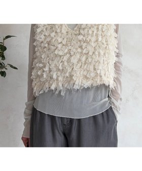 【ジェナ エスパス メルヴェイユ/Jena espace merveilleux】のシアーラメロンT 大人の最旬トレンドファッション＆コーディネート founy(ファウニー) ファッション Fashion レディースファッション Fashion for Women トップス・カットソー Cut & Sew Tops ロングTシャツ・Tシャツ Longline T-Shirts & Tees シアー Sheer, See-Through スマート Smart, Elegant ロング Long, Long-Length 再入荷 Restock / Back in Stock おすすめ Recommended / Our Picks |ID:prp329100004978597