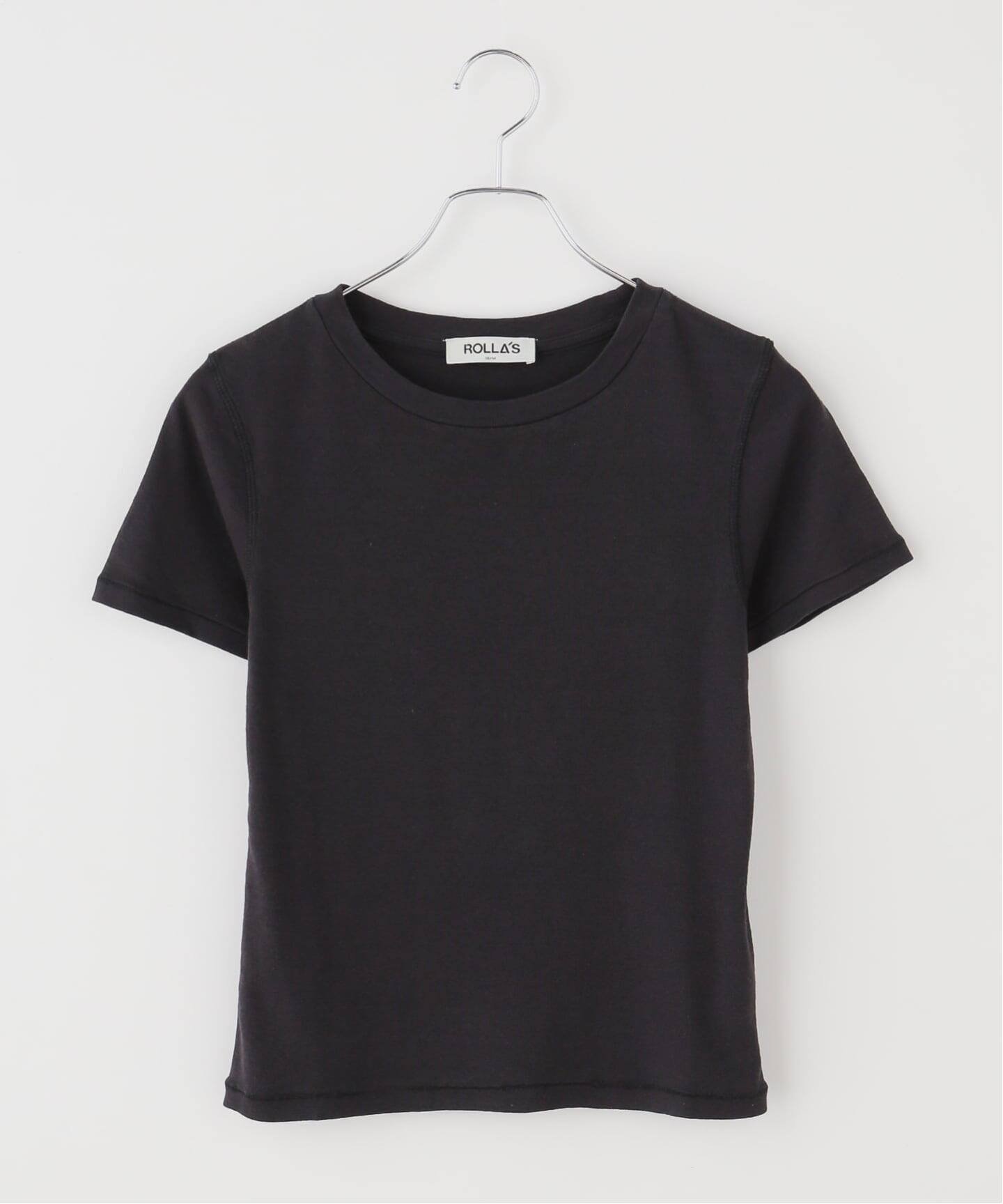【ジャーナルスタンダード/JOURNAL STANDARD】の【ROLLA S/ローラス】 CLASSIC TEE インテリア・キッズ・メンズ・レディースファッション・服の通販 founy(ファウニー) 　ファッション　Fashion　レディースファッション　Fashion for Women　スマート　Smart, Elegant　デニム　Denim, Jeans Material　人気　Popular, Best Seller　定番　Standard, Basic Item　ブラック|ID: prp329100004978599 ipo3291000000037310047