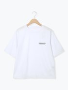 【サマンサモスモス/Samansa Mos2】の刺繍 プリントロゴTシャツ 大人の最旬トレンドファッション＆コーディネート founy(ファウニー) ファッション Fashion レディースファッション Fashion for Women トップス・カットソー Cut & Sew Tops シャツ・ブラウス・オフィスカジュアル Elegant Blouses & Button-Ups ロングTシャツ・Tシャツ Longline T-Shirts & Tees おすすめ Recommended / Our Picks スラックス Slacks, Dress Pants デニム Denim, Jeans Material プリント Print, Printed Pattern ベーシック Basic, Essential thumbnail ホワイト|ID: prp329100004978603 ipo3291000000037310059