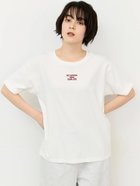 【サマンサモスモス/Samansa Mos2】の【接触冷感】アソートワンポイント刺繍Tシャツ 大人の最旬トレンドファッション＆コーディネート founy(ファウニー) ファッション Fashion レディースファッション Fashion for Women トップス・カットソー Cut & Sew Tops シャツ・ブラウス・オフィスカジュアル Elegant Blouses & Button-Ups ロングTシャツ・Tシャツ Longline T-Shirts & Tees ワンポイント One Point, Statement Accent thumbnail オフホワイト|ID: prp329100004978604 ipo3291000000037310063