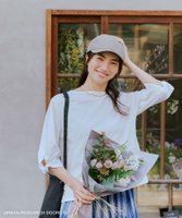 【アーバンリサーチ ドアーズ/URBAN RESEARCH DOORS】の『UR TECH』サマシェアツイストスリーブプルオーバー 大人の最旬トレンドファッション＆コーディネート founy(ファウニー) ファッション Fashion レディースファッション Fashion for Women トップス・カットソー Cut & Sew Tops カジュアルプルオーバー・ニットトップス Pullovers & Knit Tops / Casual Pullovers インナー Innerwear 抗菌 Antibacterial, Bacteria-Resistant サロペット Overalls, Salopette シンプル Simple, Minimal ツイスト Tweed, Tweed Fabric デニム Denim, Jeans Material ワイド Wide, Wide Fit S/S・春夏 SS, Spring/Summer, Warm Season 夏 Summer エレガント 上品 Elegant 2026年 2026 2026春夏・S/S Spring/Summer 2026 SS26 |ID:prp329100004978616