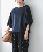 【アーバンリサーチ ドアーズ/URBAN RESEARCH DOORS】の『UR TECH』サマシェアツイストスリーブプルオーバー ネイビー|ID:prp329100004978616