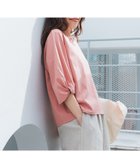 【アーバンリサーチ ドアーズ/URBAN RESEARCH DOORS】の『UR TECH』サマシェアツイストスリーブプルオーバー ピンク|ID:prp329100004978616