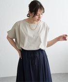 【イッカ/ikka】の【お得だ値】冷感ショルダータックプルオーバー ベージュ|ID: prp329100004978618 ipo3291000000037310129