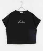 【アイテムズアーバンリサーチ/ITEMS URBAN RESEARCH】の『接触冷感/UVカット』シルケット半袖プリントTシャツ(楽着シリーズ) 大人の最旬トレンドファッション＆コーディネート founy(ファウニー) ファッション Fashion レディースファッション Fashion for Women トップス・カットソー Cut & Sew Tops シャツ・ブラウス・オフィスカジュアル Elegant Blouses & Button-Ups ロングTシャツ・Tシャツ Longline T-Shirts & Tees 2026年 2026 2026春夏・S/S Spring/Summer 2026 SS26 インナー Innerwear カーディガン Cardigan, Knitwear シルケット Silket, Silky Cotton シンプル Simple, Minimal ジャケット Jacket, Outerwear プリント Print, Printed Pattern エレガント 上品 Elegant 半袖 Short Sleeve, Half Sleeve 夏 Summer S/S・春夏 SS, Spring/Summer, Warm Season thumbnail ブラック|ID: prp329100004978619 ipo3291000000037310135
