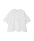 【コンバーストウキョウ/CONVERSE TOKYO】のSPINDLE LOGO SHORT TEE 大人の最旬トレンドファッション＆コーディネート founy(ファウニー) ファッション Fashion レディースファッション Fashion for Women インナー Innerwear カーディガン Cardigan, Knitwear ショルダー Shoulder, Shoulder Strap ショート Short, Short Length スピンドル Spindle, Drawcord スラックス Slacks, Dress Pants デニム Denim, Jeans Material ドロップ Drop Shoulder, Dropped Style パーカー Hoodie, Parka ボックス Boxy, Box Shape ロング Long, Long-Length thumbnail ホワイト|ID: prp329100004978620 ipo3291000000037310137