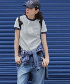 【ビーフラット/bflat】のパイル地リンガーネックTシャツ 大人の最旬トレンドファッション＆コーディネート founy(ファウニー) ファッション Fashion レディースファッション Fashion for Women トップス・カットソー Cut & Sew Tops シャツ・ブラウス・オフィスカジュアル Elegant Blouses & Button-Ups ロングTシャツ・Tシャツ Longline T-Shirts & Tees インナー Innerwear コンパクト Compact, Small Size スマート Smart, Elegant デニム Denim, Jeans Material トレンド Trend, Trending Now thumbnail オートミール|ID: prp329100004978622 ipo3291000000037310147