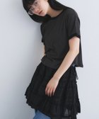 【その他のブランド/Other】のsheer ringer tee 大人の最旬トレンドファッション＆コーディネート founy(ファウニー) ファッション Fashion レディースファッション Fashion for Women インナー Innerwear キャミワンピース Cami Dress, Slip Dress コンパクト Compact, Small Size シアー Sheer, See-Through シンプル Simple, Minimal スマート Smart, Elegant フィット Fit, Slim Fit ラウンド Round, Round Neck おすすめ Recommended / Our Picks thumbnail チャコールグレー|ID: prp329100004978626 ipo3291000000037310165
