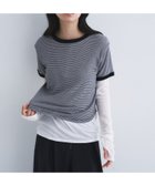 【その他のブランド/Other】のsheer ringer tee 大人の最旬トレンドファッション＆コーディネート founy(ファウニー) ファッション Fashion レディースファッション Fashion for Women インナー Innerwear キャミワンピース Cami Dress, Slip Dress コンパクト Compact, Small Size シアー Sheer, See-Through シンプル Simple, Minimal スマート Smart, Elegant フィット Fit, Slim Fit ラウンド Round, Round Neck おすすめ Recommended / Our Picks thumbnail ブラック|ID: prp329100004978626 ipo3291000000037310167
