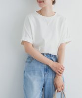 【アーバンリサーチ ドアーズ/URBAN RESEARCH DOORS】の『UR TECH』コットンロールスリーブプルオーバー 大人の最旬トレンドファッション＆コーディネート founy(ファウニー) ファッション Fashion レディースファッション Fashion for Women トップス・カットソー Cut & Sew Tops カジュアルプルオーバー・ニットトップス Pullovers & Knit Tops / Casual Pullovers 2026年 2026 2026春夏・S/S Spring/Summer 2026 SS26 シンプル Simple, Minimal スリーブ Sleeve, Long Sleeve / Short Sleeve プレーン Plain, Simple ワイド Wide, Wide Fit 半袖 Short Sleeve, Half Sleeve 夏 Summer 抗菌 Antibacterial, Bacteria-Resistant S/S・春夏 SS, Spring/Summer, Warm Season |ID:prp329100004978628