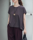 【アーバンリサーチ ドアーズ/URBAN RESEARCH DOORS】の『UR TECH』汗染み防止ドルマンTシャツ チャコールグレー|ID:prp329100004978629