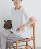 【アーバンリサーチ ドアーズ/URBAN RESEARCH DOORS】の『UR TECH』汗染み防止ドルマンTシャツ オフホワイト|ID:prp329100004978629