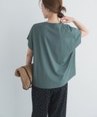 【アーバンリサーチ ドアーズ/URBAN RESEARCH DOORS】の『UR TECH』汗染み防止ドルマンTシャツ グリーン|ID:prp329100004978629