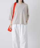 【かぐれ/kagure / URBAN RESEARCH】のコットンインレー6分袖プルオーバー ベージュ|ID: prp329100004978631 ipo3291000000037310189