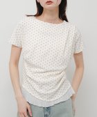 【センスオブプレイス/SENSE OF PLACE by URBAN RESEARCH】のフリルドレープトップ 大人の最旬トレンドファッション＆コーディネート founy(ファウニー) ファッション Fashion レディースファッション Fashion for Women インナー Innerwear シャーリング Shirring, Ruched シンプル Simple, Minimal ジャケット Jacket, Outerwear スマート Smart, Elegant タイトスカート Pencil Skirt, Tight Skirt デニム Denim, Jeans Material ドット Polka Dot, Dot Pattern フリル Frill, Ruffle フロント Front, Front Design S/S・春夏 SS, Spring/Summer, Warm Season おすすめ Recommended / Our Picks 夏 Summer 2026年 2026 2026春夏・S/S Spring/Summer 2026 SS26 thumbnail ホワイト系その他|ID: prp329100004978632 ipo3291000000037310193