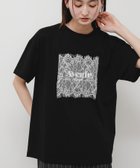 【センスオブプレイス/SENSE OF PLACE by URBAN RESEARCH】のレースロゴTシャツ 大人の最旬トレンドファッション＆コーディネート founy(ファウニー) ファッション Fashion レディースファッション Fashion for Women トップス・カットソー Cut & Sew Tops シャツ・ブラウス・オフィスカジュアル Elegant Blouses & Button-Ups ロングTシャツ・Tシャツ Longline T-Shirts & Tees インナー Innerwear エレガント 上品 Elegant カットソー Cut and Sewn Top シンプル Simple, Minimal スマート Smart, Elegant スラックス Slacks, Dress Pants デニム Denim, Jeans Material ドッキング Docking, Mixed Material フロント Front, Front Design レース Lace, Lace Fabric S/S・春夏 SS, Spring/Summer, Warm Season おすすめ Recommended / Our Picks 夏 Summer 2026年 2026 2026春夏・S/S Spring/Summer 2026 SS26 thumbnail ブラック|ID: prp329100004978633 ipo3291000000037310197