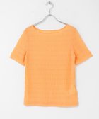 【センスオブプレイス/SENSE OF PLACE by URBAN RESEARCH】のシャーリングシアートップ(5分袖) 大人の最旬トレンドファッション＆コーディネート founy(ファウニー) ファッション Fashion レディースファッション Fashion for Women トップス・カットソー Cut & Sew Tops 2026年 2026 2026春夏・S/S Spring/Summer 2026 SS26 夏 Summer S/S・春夏 SS, Spring/Summer, Warm Season thumbnail オレンジ|ID: prp329100004978634 ipo3291000000037310202