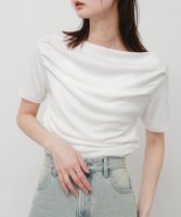 【センスオブプレイス/SENSE OF PLACE by URBAN RESEARCH】のシアードレープトップ(半袖) 大人の最旬トレンドファッション＆コーディネート founy(ファウニー) ファッション Fashion レディースファッション Fashion for Women トップス・カットソー Cut & Sew Tops インナー Innerwear キャミソール Camisole, Spaghetti Strap Top 今季 This Season, Current Season シアー Sheer, See-Through シンプル Simple, Minimal スマート Smart, Elegant スラックス Slacks, Dress Pants ドレープ Drape, Draping Fabric バランス Balance, Style Balance 半袖 Short Sleeve, Half Sleeve モダン Modern, Contemporary ワイド Wide, Wide Fit S/S・春夏 SS, Spring/Summer, Warm Season おすすめ Recommended / Our Picks 夏 Summer 2026年 2026 2026春夏・S/S Spring/Summer 2026 SS26 |ID:prp329100004978635