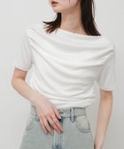 【センスオブプレイス/SENSE OF PLACE by URBAN RESEARCH】のシアードレープトップ(半袖) 大人の最旬トレンドファッション＆コーディネート founy(ファウニー) ファッション Fashion レディースファッション Fashion for Women トップス・カットソー Cut & Sew Tops インナー Innerwear キャミソール Camisole, Spaghetti Strap Top 今季 This Season, Current Season シアー Sheer, See-Through シンプル Simple, Minimal スマート Smart, Elegant スラックス Slacks, Dress Pants ドレープ Drape, Draping Fabric バランス Balance, Style Balance 半袖 Short Sleeve, Half Sleeve モダン Modern, Contemporary ワイド Wide, Wide Fit S/S・春夏 SS, Spring/Summer, Warm Season おすすめ Recommended / Our Picks 夏 Summer 2026年 2026 2026春夏・S/S Spring/Summer 2026 SS26 thumbnail オフホワイト|ID: prp329100004978635 ipo3291000000037310204