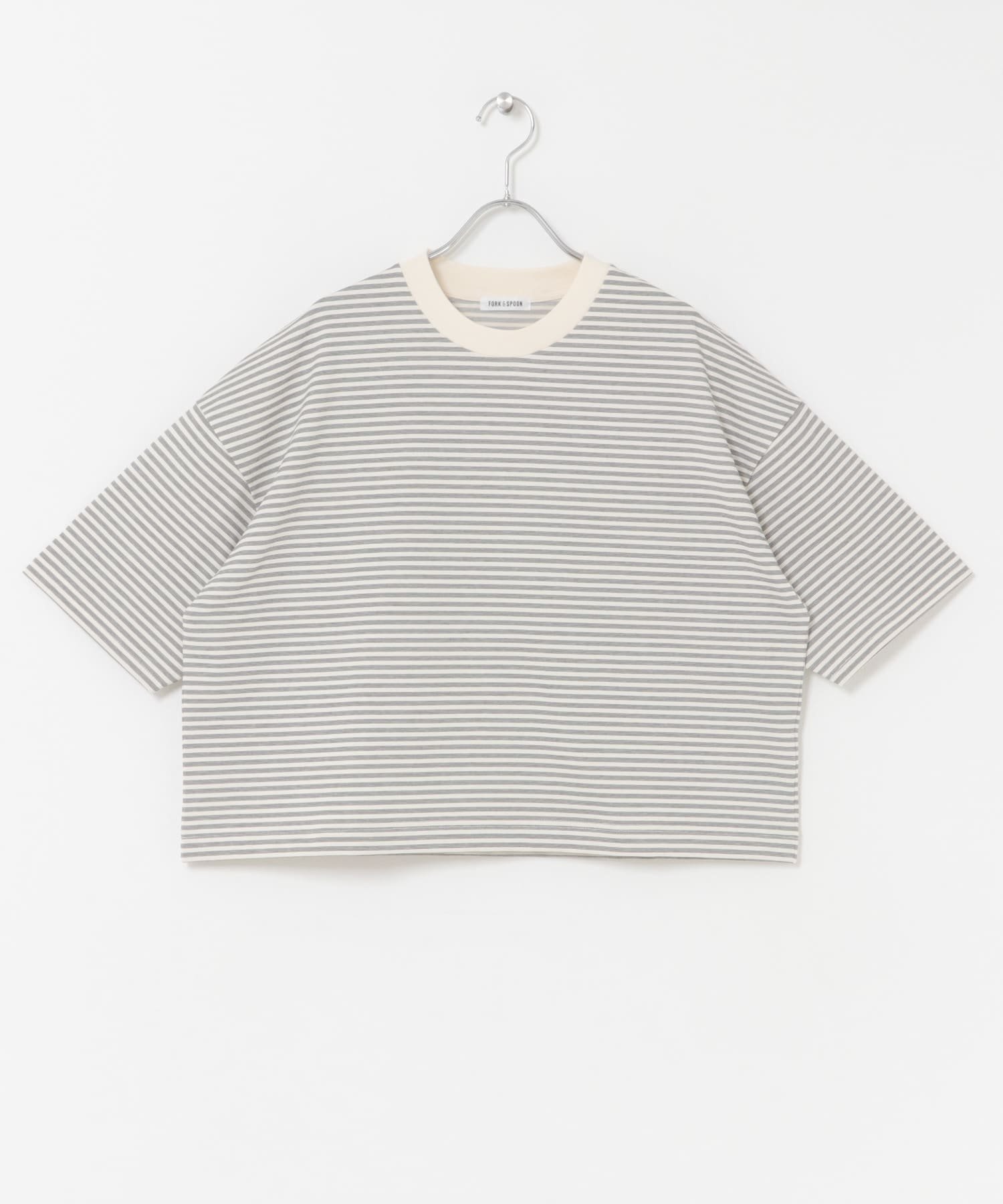 【アーバンリサーチ ドアーズ/URBAN RESEARCH DOORS】のFORK SPOON マルチボーダーTシャツ 大人の最旬トレンドファッション＆コーディネート founy(ファウニー) 　ファッション　Fashion　レディースファッション　Fashion for Women　トップス・カットソー　Cut & Sew Tops　シャツ・ブラウス・オフィスカジュアル　Elegant Blouses & Button-Ups　ロングTシャツ・Tシャツ　Longline T-Shirts & Tees　2026年　2026　2026春夏・S/S　Spring/Summer 2026 SS26　ベーシック　Basic, Essential　ボーダー　Border, Stripe　夏　Summer　定番　Standard, Basic Item　S/S・春夏　SS, Spring/Summer, Warm Season　 other-1|ID: prp329100004978636 ipo3291000000037310207