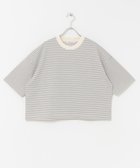 【アーバンリサーチ ドアーズ/URBAN RESEARCH DOORS】のFORK SPOON マルチボーダーTシャツ 大人の最旬トレンドファッション＆コーディネート founy(ファウニー) ファッション Fashion レディースファッション Fashion for Women トップス・カットソー Cut & Sew Tops シャツ・ブラウス・オフィスカジュアル Elegant Blouses & Button-Ups ロングTシャツ・Tシャツ Longline T-Shirts & Tees 2026年 2026 2026春夏・S/S Spring/Summer 2026 SS26 ベーシック Basic, Essential ボーダー Border, Stripe 夏 Summer 定番 Standard, Basic Item S/S・春夏 SS, Spring/Summer, Warm Season thumbnail チャコールグレー|ID: prp329100004978636 ipo3291000000037310208