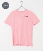 【アーバンリサーチ ドアーズ/URBAN RESEARCH DOORS】の『別注』PETIT BATEAU×DOORS EMBROIDERYT-SHIRTSCUST 大人の最旬トレンドファッション＆コーディネート founy(ファウニー) ファッション Fashion レディースファッション Fashion for Women トップス・カットソー Cut & Sew Tops シャツ・ブラウス・オフィスカジュアル Elegant Blouses & Button-Ups ロングTシャツ・Tシャツ Longline T-Shirts & Tees 定番 Standard, Basic Item 人気 Popular, Best Seller フィット Fit, Slim Fit フランス France, French ベビー Baby, Babywear ベーシック Basic, Essential 別注 Limited Edition, Custom Order 半袖 Short Sleeve, Half Sleeve S/S・春夏 SS, Spring/Summer, Warm Season 夏 Summer 2026年 2026 2026春夏・S/S Spring/Summer 2026 SS26 thumbnail ピンク|ID: prp329100004978639 ipo3291000000037310220