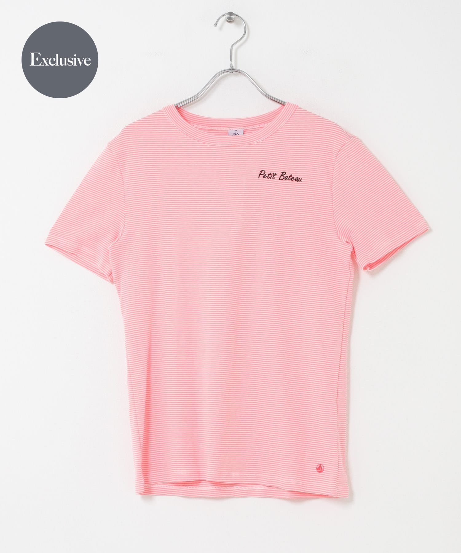 【アーバンリサーチ ドアーズ/URBAN RESEARCH DOORS】の『別注』PETIT BATEAU×DOORS EMBROIDERYT-SHIRTSCUST インテリア・キッズ・メンズ・レディースファッション・服の通販 founy(ファウニー) 　ファッション　Fashion　レディースファッション　Fashion for Women　トップス・カットソー　Cut & Sew Tops　シャツ・ブラウス・オフィスカジュアル　Elegant Blouses & Button-Ups　ロングTシャツ・Tシャツ　Longline T-Shirts & Tees　定番　Standard, Basic Item　人気　Popular, Best Seller　フィット　Fit, Slim Fit　フランス　France, French　ベビー　Baby, Babywear　ベーシック　Basic, Essential　別注　Limited Edition, Custom Order　半袖　Short Sleeve, Half Sleeve　S/S・春夏　SS, Spring/Summer, Warm Season　夏　Summer　2026年　2026　2026春夏・S/S　Spring/Summer 2026 SS26　ピンク|ID: prp329100004978639 ipo3291000000037310220