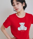 【レディアゼル/REDYAZEL】のAzely コンパクトTシャツ 大人の最旬トレンドファッション＆コーディネート founy(ファウニー) ファッション Fashion レディースファッション Fashion for Women トップス・カットソー Cut & Sew Tops シャツ・ブラウス・オフィスカジュアル Elegant Blouses & Button-Ups ロングTシャツ・Tシャツ Longline T-Shirts & Tees カーゴパンツ Cargo Pants, Utility Pants コンパクト Compact, Small Size シンプル Simple, Minimal トレンド Trend, Trending Now バランス Balance, Style Balance フロント Front, Front Design ボトム Bottoms, Lower Wear thumbnail レッド|ID: prp329100004978645 ipo3291000000037310240
