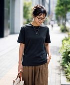 【スタイルデリ/STYLE DELI】の薄手スムースクルーネックTシャツ ブラック|ID: prp329100004978650 ipo3291000000037352855