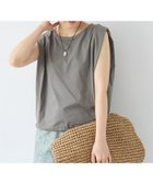 【ルクールブラン/le.coeur blanc】の《WEB限定アイテム》マルチファンクションショルダータックトップス 大人の最旬トレンドファッション＆コーディネート founy(ファウニー) ファッション Fashion レディースファッション Fashion for Women トップス・カットソー Cut & Sew Tops カットソー Cut and Sewn Top ショルダー Shoulder, Shoulder Strap ボトム Bottoms, Lower Wear ワイド Wide, Wide Fit 吸水 Absorbent, Quick-Dry 夏 Summer 羽織 Haori, Light Jacket thumbnail カーキグリーン|ID: prp329100004978652 ipo3291000000037310267