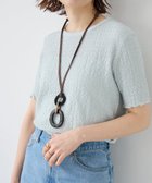 【ルクールブラン/le.coeur blanc】の《WEB限定アイテム》シュリンクジャージーメロウトップス 大人の最旬トレンドファッション＆コーディネート founy(ファウニー) ファッション Fashion レディースファッション Fashion for Women トップス・カットソー Cut & Sew Tops インナー Innerwear コンパクト Compact, Small Size シンプル Simple, Minimal ジャケット Jacket, Outerwear ストレッチ Stretch, Stretchy Fabric 半袖 Short Sleeve, Half Sleeve thumbnail サックス|ID: prp329100004978653 ipo3291000000037310273