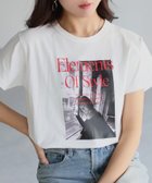 【リベリー/Riberry】のフォトプリントロゴTシャツ ホワイト×レッド|ID: prp329100004978666 ipo3291000000037310314