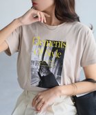 【リベリー/Riberry】のフォトプリントロゴTシャツ ベージュ×イエロー|ID: prp329100004978666 ipo3291000000037310318