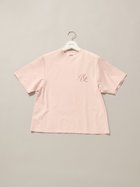 【ミラオーウェン/Mila Owen】のハイラインモノグラムTシャツ 大人の最旬トレンドファッション＆コーディネート founy(ファウニー) ファッション Fashion レディースファッション Fashion for Women トップス・カットソー Cut & Sew Tops シャツ・ブラウス・オフィスカジュアル Elegant Blouses & Button-Ups ロングTシャツ・Tシャツ Longline T-Shirts & Tees スマート Smart, Elegant プリント Print, Printed Pattern ラバー Rubber, Rubber Sole thumbnail PNK[066]|ID: prp329100004978667 ipo3291000000037310326