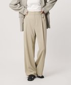 【ビューティ&ユース ユナイテッドアローズ/BEAUTY&YOUTH / UNITED ARROWS】のポリエステルブレンド ツイルバックゴムパンツ 大人の最旬トレンドファッション＆コーディネート founy(ファウニー) ファッション Fashion レディースファッション Fashion for Women パンツ Pants & Trousers バッグ Bags ストレート Straight, Straight Cut スマート Smart, Elegant ダウン Down, Puffer ベロア Velour, Soft Velvet ボトム Bottoms, Lower Wear ポケット Pocket, Pocket Detail リラックス Relax, Relaxed Fit ルーズ Loose, Oversized ワイド Wide, Wide Fit thumbnail NATURAL|ID: prp329100004978668 ipo3291000000037310338