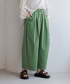 【スタディオ クリップ/studio CLIP】の軽らくタックギャザーパンツ プチ・プラスサイズあり 大人の最旬トレンドファッション＆コーディネート founy(ファウニー) ファッション Fashion レディースファッション Fashion for Women パンツ Pants & Trousers おすすめ Recommended / Our Picks ギャザー Gathered, Ruffled コンパクト Compact, Small Size サンダル Sandals, Summer Shoes トレンド Trend, Trending Now リラックス Relax, Relaxed Fit レース Lace, Lace Fabric thumbnail グリーン70|ID: prp329100004978674 ipo3291000000037310386