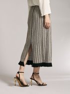 【ヴァン/Vin】の裾フリンジレーススカート 大人の最旬トレンドファッション＆コーディネート founy(ファウニー) ファッション Fashion レディースファッション Fashion for Women アウター Coat / Outerwear Collection とろみ Fluid, Flowy Fabric エレガント 上品 Elegant オーガニック Organic Cotton シンプル Simple, Minimal ストレート Straight, Straight Cut ペチコート Petticoat, Underskirt レース Lace, Lace Fabric thumbnail シロクロ|ID: prp329100004978680 ipo3291000000037310413