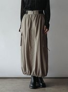 【ラシュッド/LASUD】のウエストデザインナロースカート 大人の最旬トレンドファッション＆コーディネート founy(ファウニー) ファッション Fashion レディースファッション Fashion for Women スカート Skirts ショート Short, Short Length バランス Balance, Style Balance バルーン Balloon, Balloon Silhouette ポケット Pocket, Pocket Detail thumbnail チャコールグレー|ID: prp329100004978690 ipo3291000000037310441