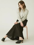 【ヴァン/Vin】のシアージャガードティアードスカート 大人の最旬トレンドファッション＆コーディネート founy(ファウニー) ファッション Fashion レディースファッション Fashion for Women スカート Skirts ティアードスカート Tiered Skirts シンプル Simple, Minimal ジャカード／ジャガード Jacquard, Woven Pattern ロング Long, Long-Length thumbnail ブラック|ID: prp329100004978697 ipo3291000000037310463