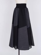 【ヴァン/Vin】のメッシュパネルフレアスカート 大人の最旬トレンドファッション＆コーディネート founy(ファウニー) ファッション Fashion レディースファッション Fashion for Women スカート Skirts Aライン・フレアスカート A-Line & Flared Skirts シンプル Simple, Minimal フレア Flare, Flared ミックス Mix, Mixed Style メッシュ Mesh, Net Fabric thumbnail チャコールグレー|ID: prp329100004978698 ipo3291000000037310468