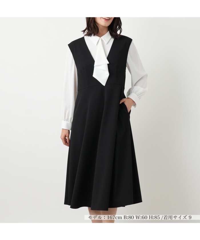 【レリアン/LEILIAN】のフレアストレッチジャンパースカート インテリア・キッズ・メンズ・レディースファッション・服の通販 founy(ファウニー) https://founy.com/ ファッション Fashion レディースファッション Fashion for Women スカート Skirts インナー Innerwear ウォッシャブル Machine Washable エレガント 上品 Elegant コンパクト Compact, Small Size ストレッチ Stretch, Stretchy Fabric フレア Flare, Flared ポケット Pocket, Pocket Detail 夏 Summer |ID: prp329100004978702 ipo3291000000037310479