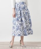 【レリアン/LEILIAN】のサッカー地プリントスカート 大人の最旬トレンドファッション＆コーディネート founy(ファウニー) ファッション Fashion レディースファッション Fashion for Women スカート Skirts ウォッシャブル Machine Washable サッカー Seersucker, Summer Fabric シンプル Simple, Minimal プリント Print, Printed Pattern ポケット Pocket, Pocket Detail リーフ Leaf, Botanical Leaf エレガント 上品 Elegant 夏 Summer thumbnail ネイビー系|ID: prp329100004978704 ipo3291000000037310486