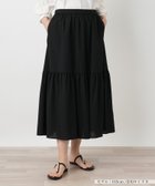 【レリアン/LEILIAN】のティアードロングスカート【BOURGE】 大人の最旬トレンドファッション＆コーディネート founy(ファウニー) ファッション Fashion レディースファッション Fashion for Women スカート Skirts ロングスカート Long Skirts / Maxi & Midi Skirts カットソー Cut and Sewn Top セットアップ Set-Up, Coordinated Outfit ティアード Tiered, Tiered Style フィット Fit, Slim Fit フロント Front, Front Design ベスト Vest, Waistcoat ポケット Pocket, Pocket Detail ロング Long, Long-Length 夏 Summer thumbnail ブラック|ID: prp329100004978705 ipo3291000000037310490
