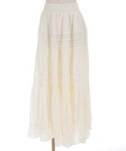 【アクシーズファム/axes femme】のレース使いフレアスカート 大人の最旬トレンドファッション＆コーディネート founy(ファウニー) ファッション Fashion レディースファッション Fashion for Women スカート Skirts Aライン・フレアスカート A-Line & Flared Skirts おすすめ Recommended / Our Picks カットソー Cut and Sewn Top コンパクト Compact, Small Size ダウン Down, Puffer バランス Balance, Style Balance フレア Flare, Flared レース Lace, Lace Fabric ロング Long, Long-Length エレガント 上品 Elegant 切替 Switching, Contrast Panel thumbnail 生成り|ID: prp329100004978720 ipo3291000000037310534