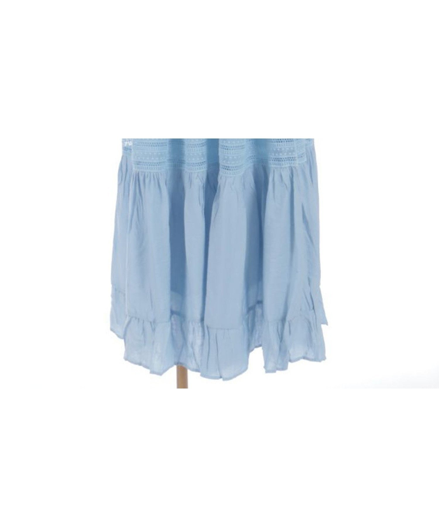 【アクシーズファム/axes femme】のレース使いフレアスカート インテリア・キッズ・メンズ・レディースファッション・服の通販 founy(ファウニー) 　ファッション　Fashion　レディースファッション　Fashion for Women　スカート　Skirts　Aライン・フレアスカート　A-Line & Flared Skirts　おすすめ　Recommended / Our Picks　カットソー　Cut and Sewn Top　コンパクト　Compact, Small Size　ダウン　Down, Puffer　バランス　Balance, Style Balance　フレア　Flare, Flared　レース　Lace, Lace Fabric　ロング　Long, Long-Length　エレガント 上品　Elegant　切替　Switching, Contrast Panel　ブルー|ID: prp329100004978720 ipo3291000000037310535